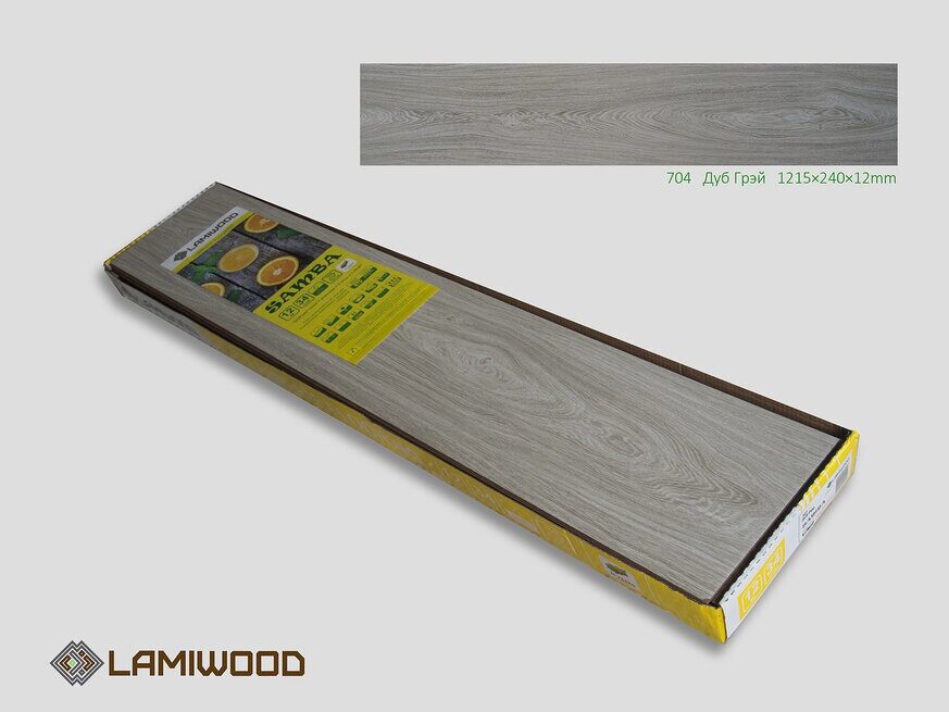 Lamiwood Samba Дуб Грей 704